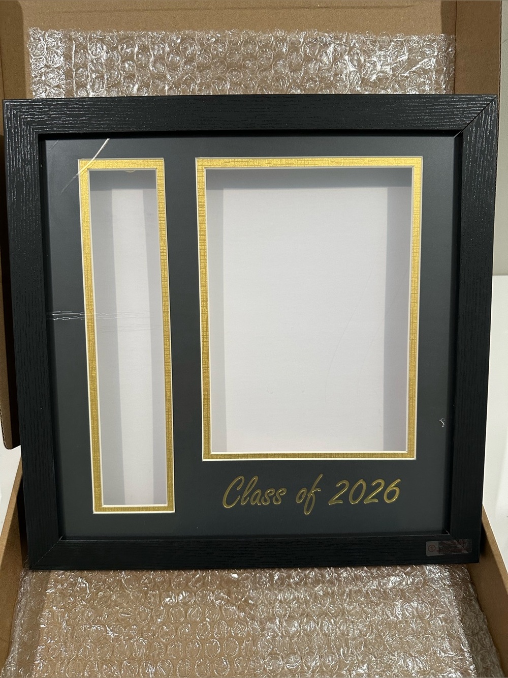 New Class of 2026 Shadow Box Picture Frame for Senior Photo Graduate Tassel 4x6